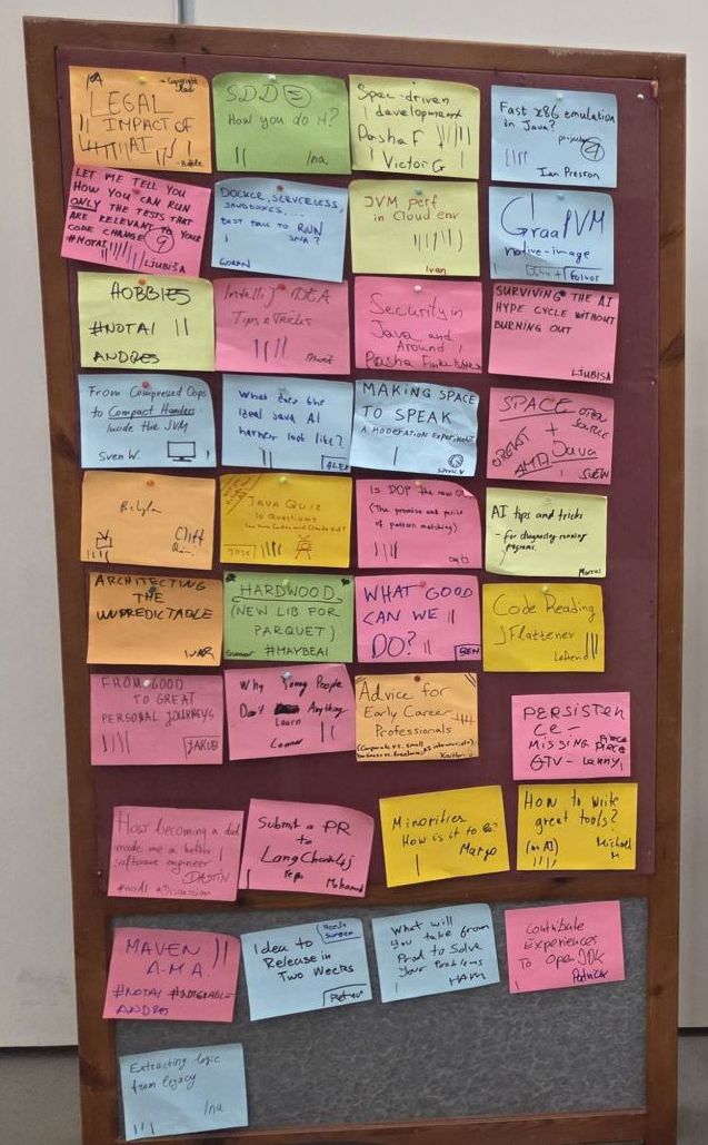 Topics that we discussed on #JCrete 2026, part I