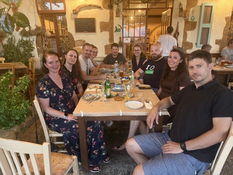 Dinner at the taverna